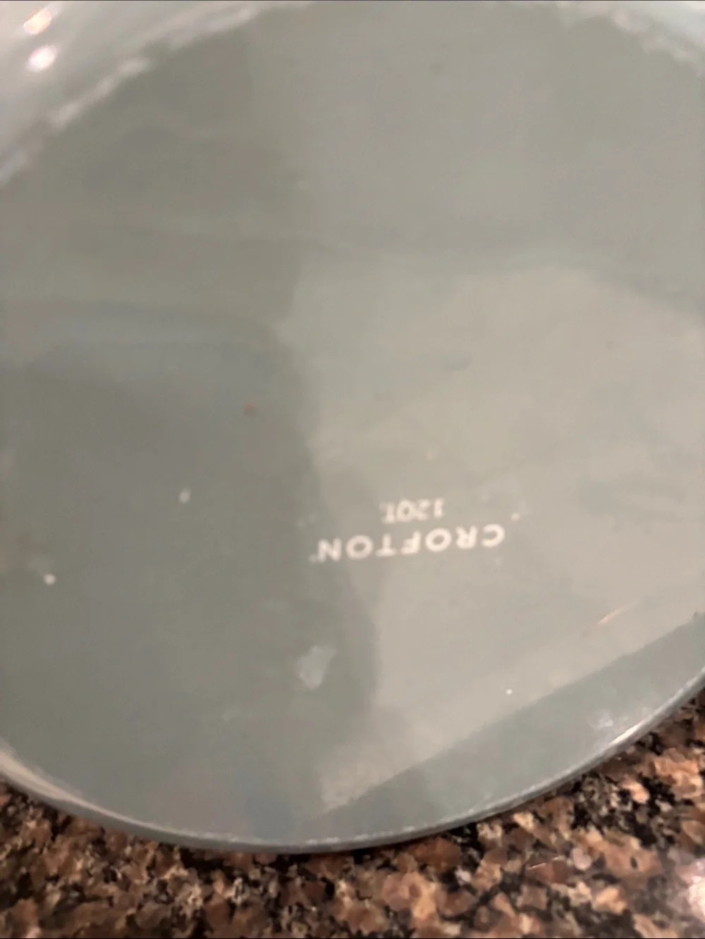 Croton Light Blue Enamel Stockpot with Lid